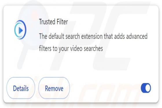 Trustedfiltersearch.com Redirection