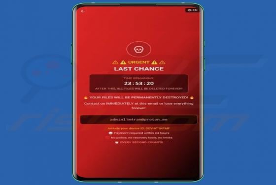Malware DroidLock (Android)
