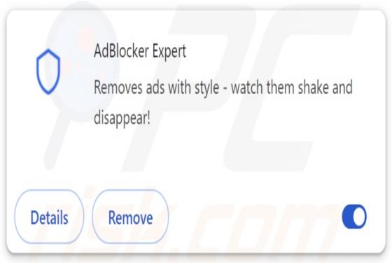 Logiciel publicitaire AdBlocker Expert