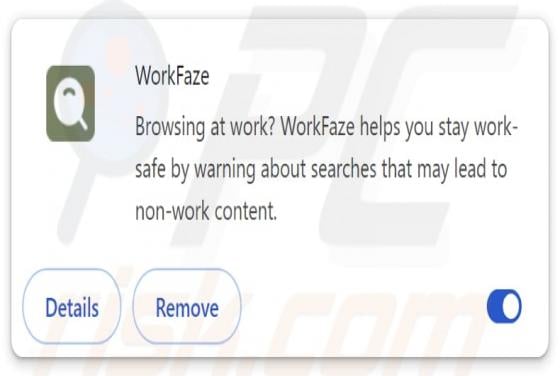 Redirection Myworkfaze.com