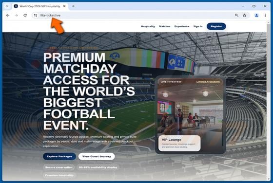 FIFA 2026 World Cup arnaques