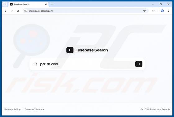 Redirection Fusebase-search.com