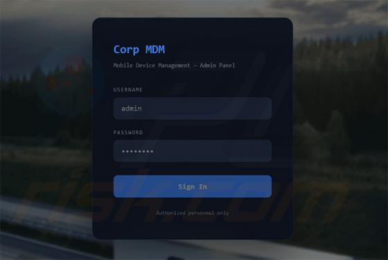 Corp MDM spyware (Android)