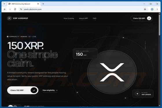 XRP Ledger Airdrop arnaque